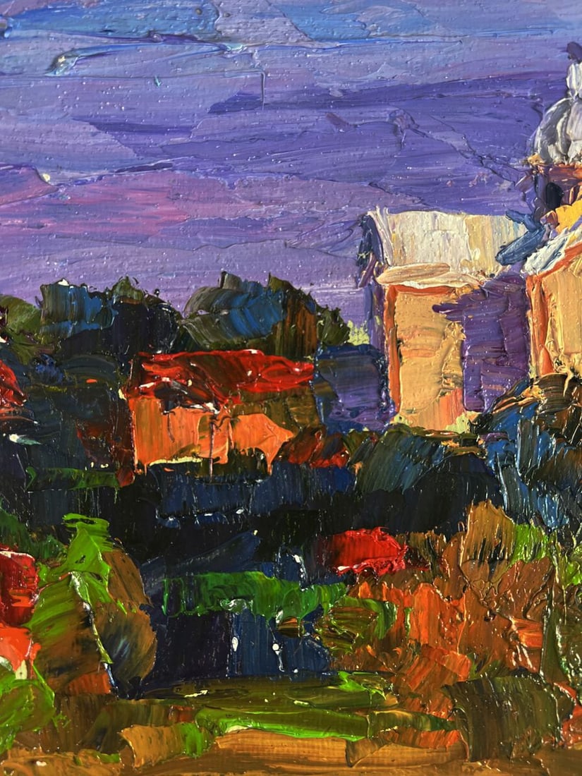 Oil painting The Distant Temple Boris Serdyuk - 4