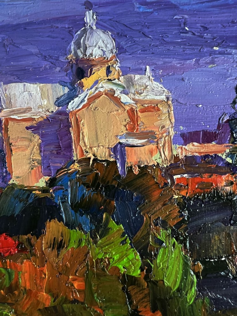 Oil painting The Distant Temple Boris Serdyuk - 7