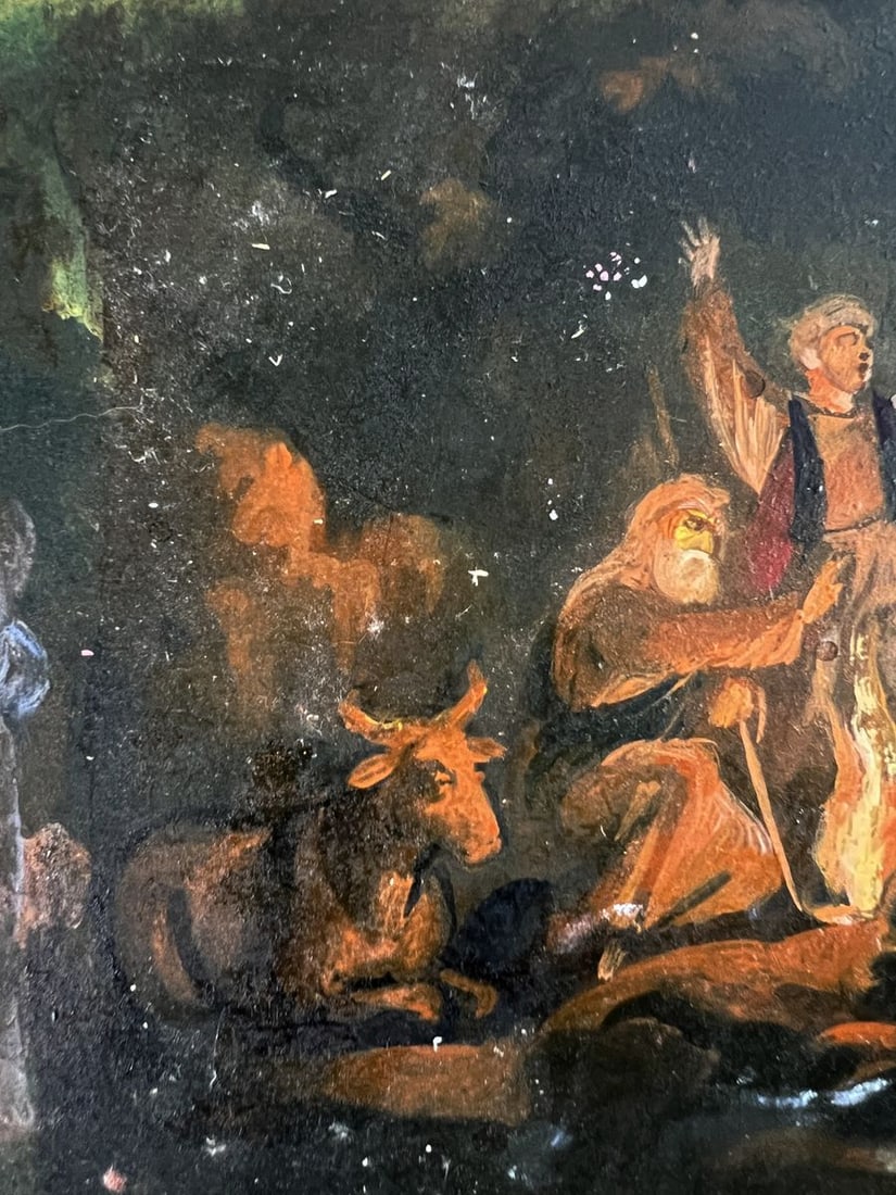 Oil painting Night sacred rite in the forest Alexander Litvinov - 3