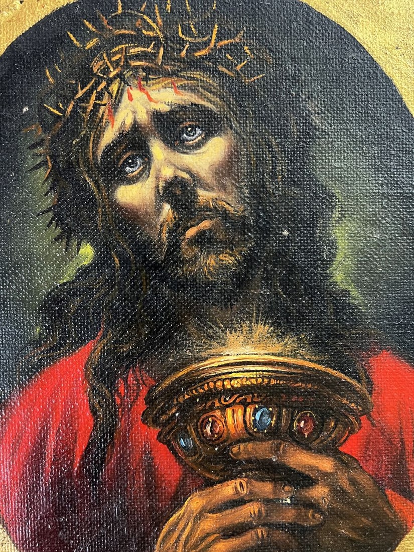 Oil painting Portrait of Jesus Alexander Litvinov - 7