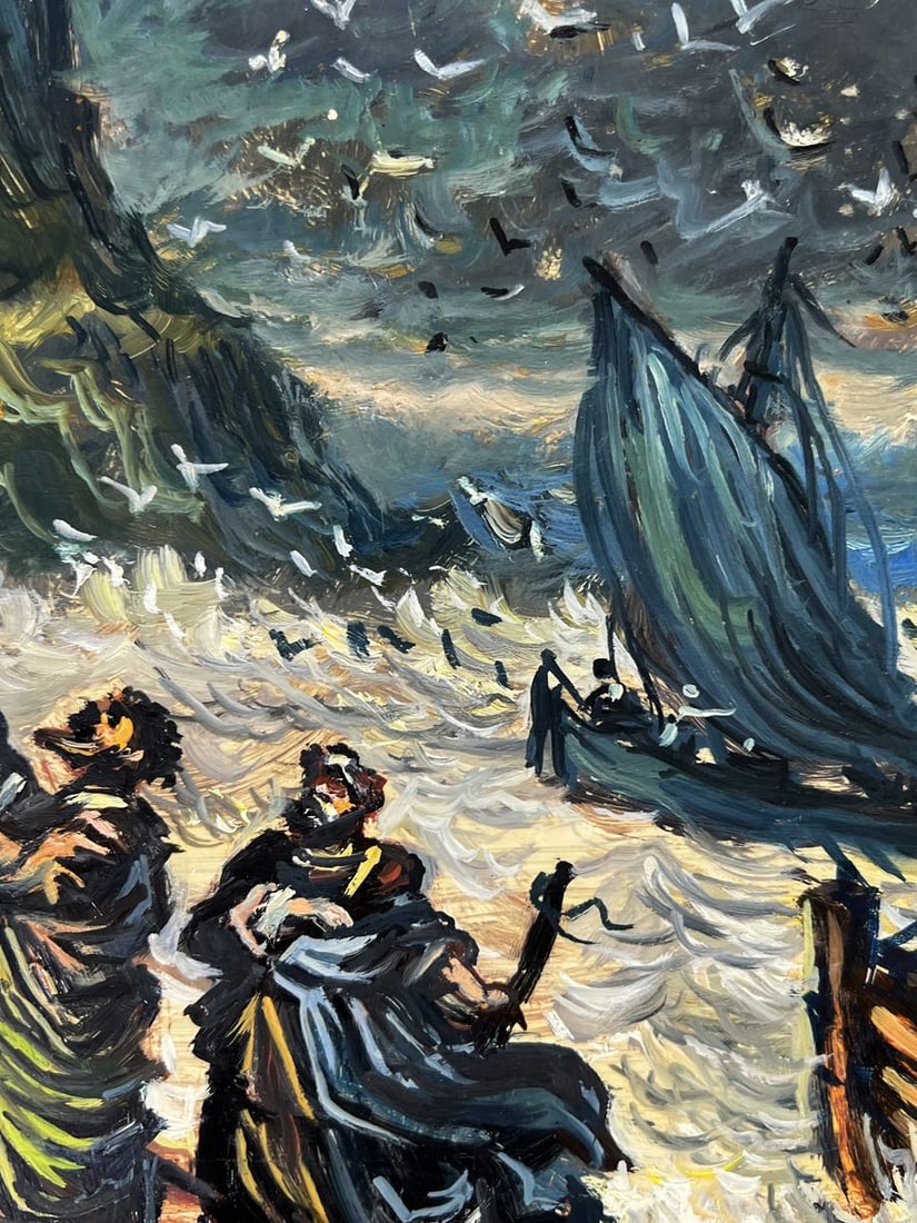 Oil painting Jesus by the seashore Alexander Litvinov - 2