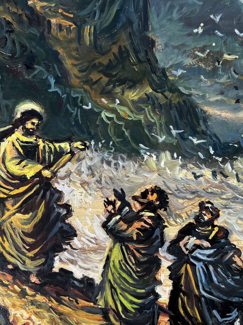 Oil painting Jesus by the seashore Alexander Litvinov - 7