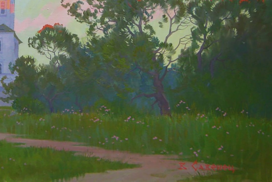 Oil painting Evening melody of bells Valery Savenets - 2