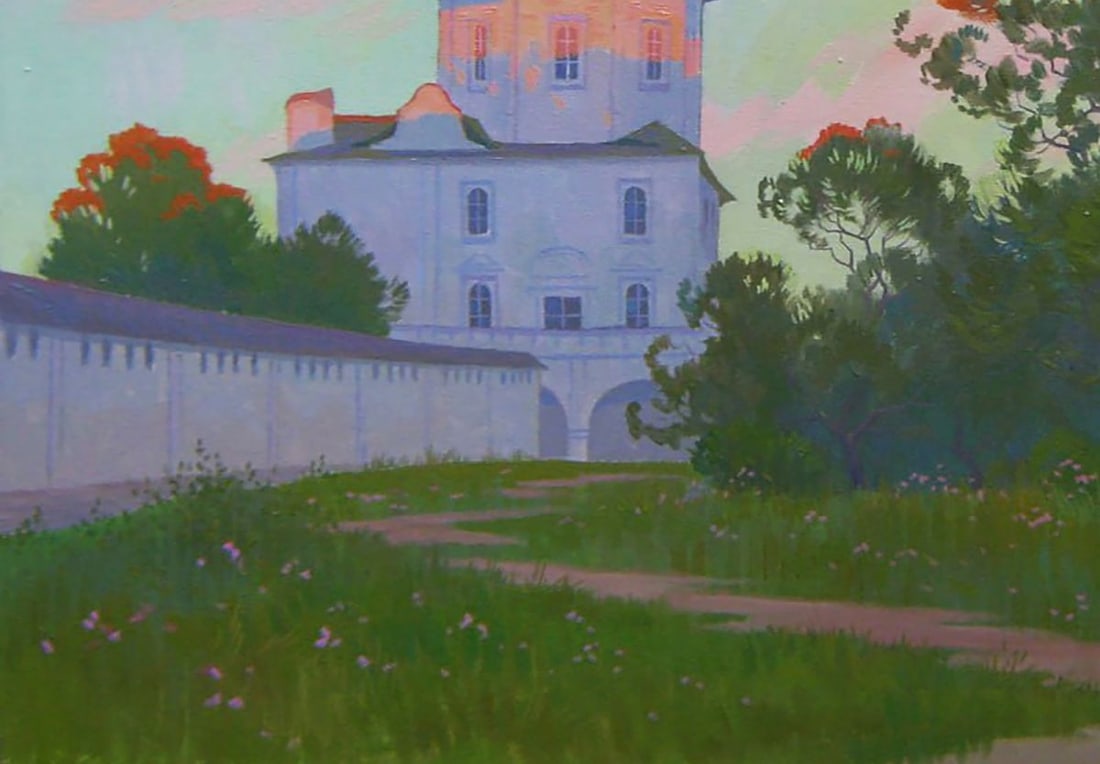 Oil painting Evening melody of bells Valery Savenets - 3