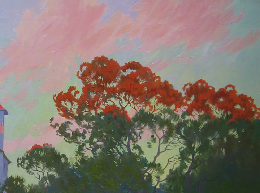 Oil painting Evening melody of bells Valery Savenets - 5