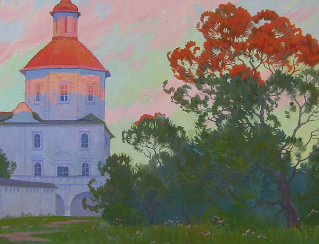 Oil painting Evening melody of bells Valery Savenets - 6
