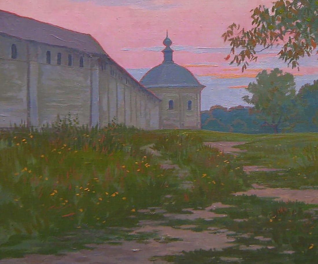 Oil painting Warm summer evening Valery Savenets - 3