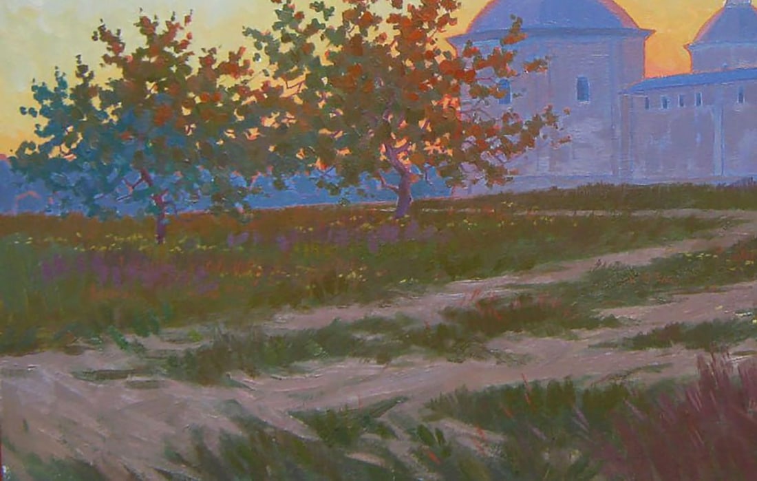 Oil painting The sun has set Valery Savenets - 3