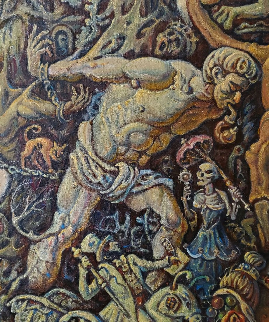 Oil painting Ancient Sea Visions Daniil Litvinov - 7