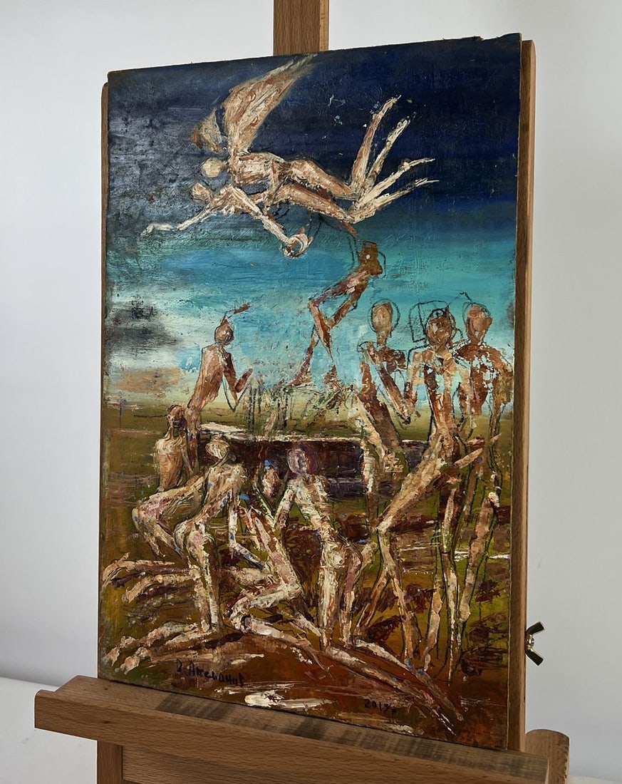 Oil painting The Savior Angel has come Vadim Aksenov - 2