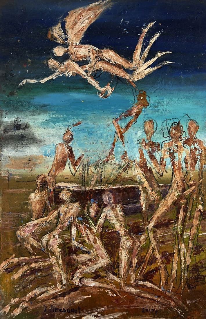 Oil painting The Savior Angel has come Vadim Aksenov - 3