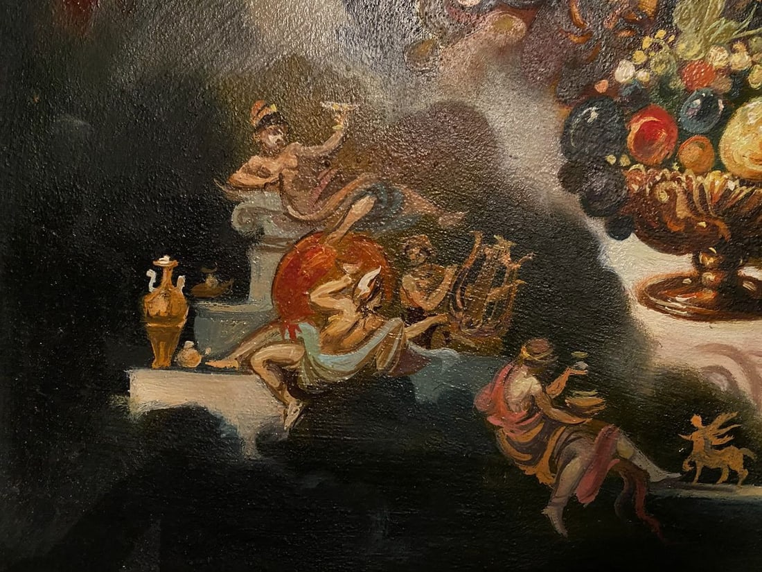Oil painting Cupid and Psyche Alexander Arkadievich Litvinov - 2