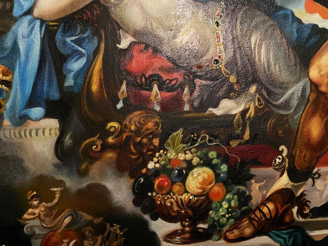 Oil painting Cupid and Psyche Alexander Arkadievich Litvinov - 6