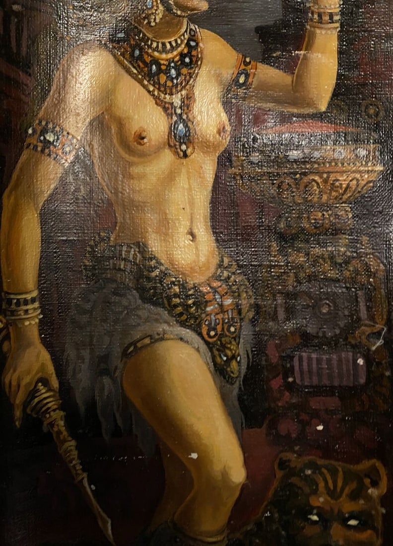 Oil painting Valkyrie Alexander Arkadievich Litvinov - 3