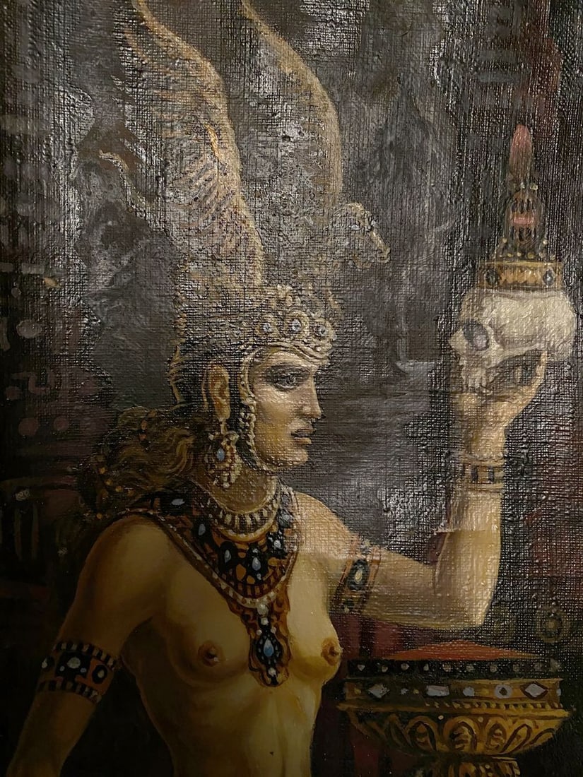 Oil painting Valkyrie Alexander Arkadievich Litvinov - 4