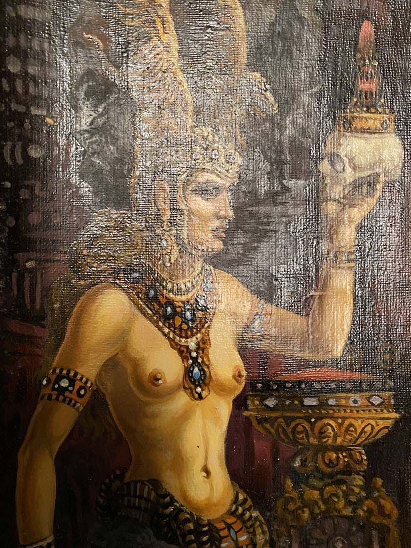Oil painting Valkyrie Alexander Arkadievich Litvinov - 5