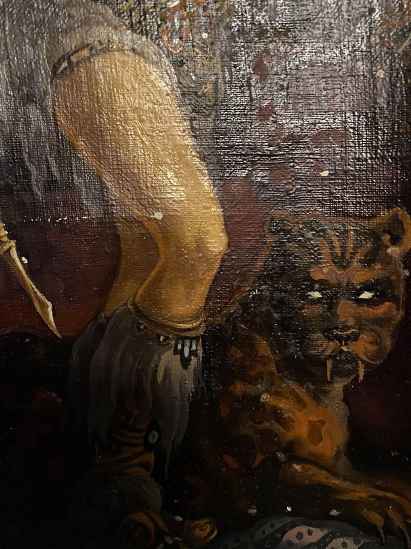 Oil painting Valkyrie Alexander Arkadievich Litvinov - 6