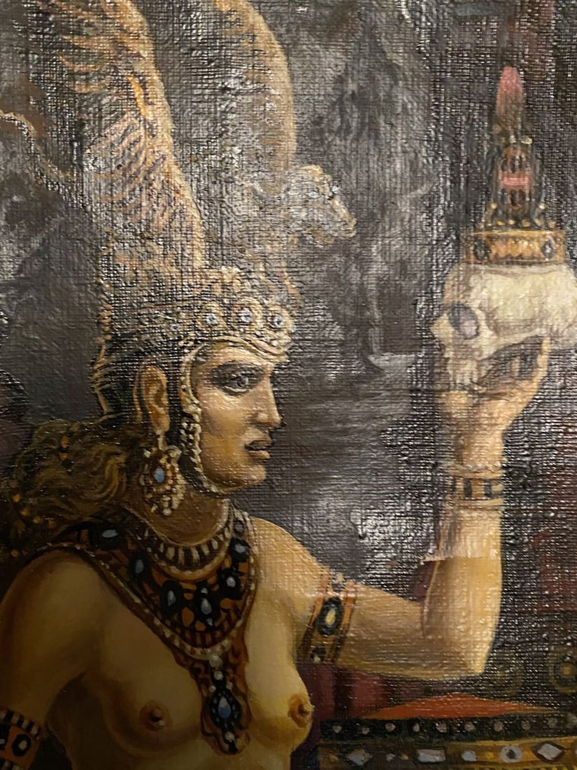 Oil painting Valkyrie Alexander Arkadievich Litvinov - 7