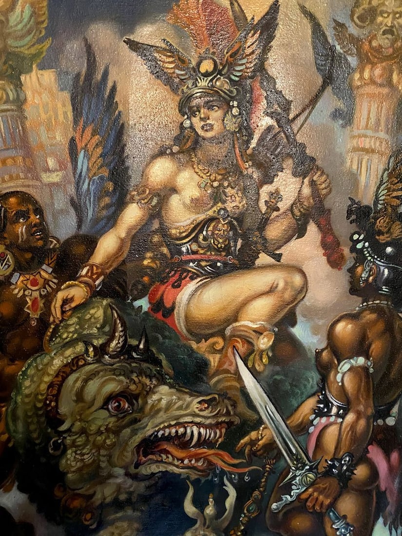 Oil painting Fantasy Alexander Arkadievich Litvinov - 10