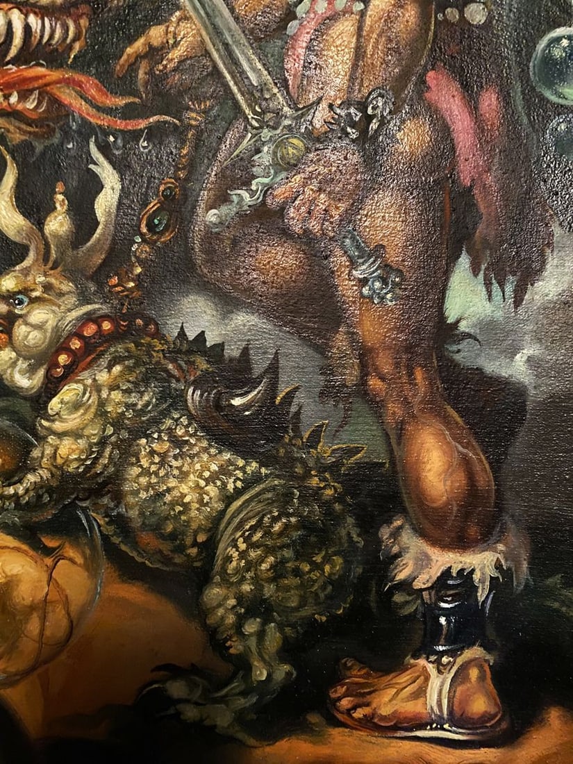 Oil painting Fantasy Alexander Arkadievich Litvinov - 4
