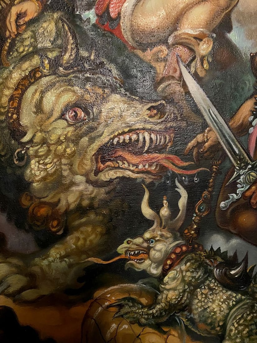 Oil painting Fantasy Alexander Arkadievich Litvinov - 5