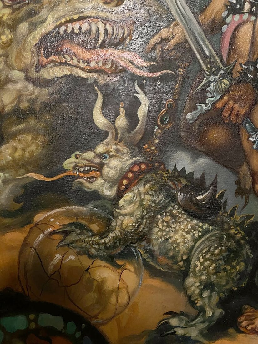 Oil painting Fantasy Alexander Arkadievich Litvinov - 6