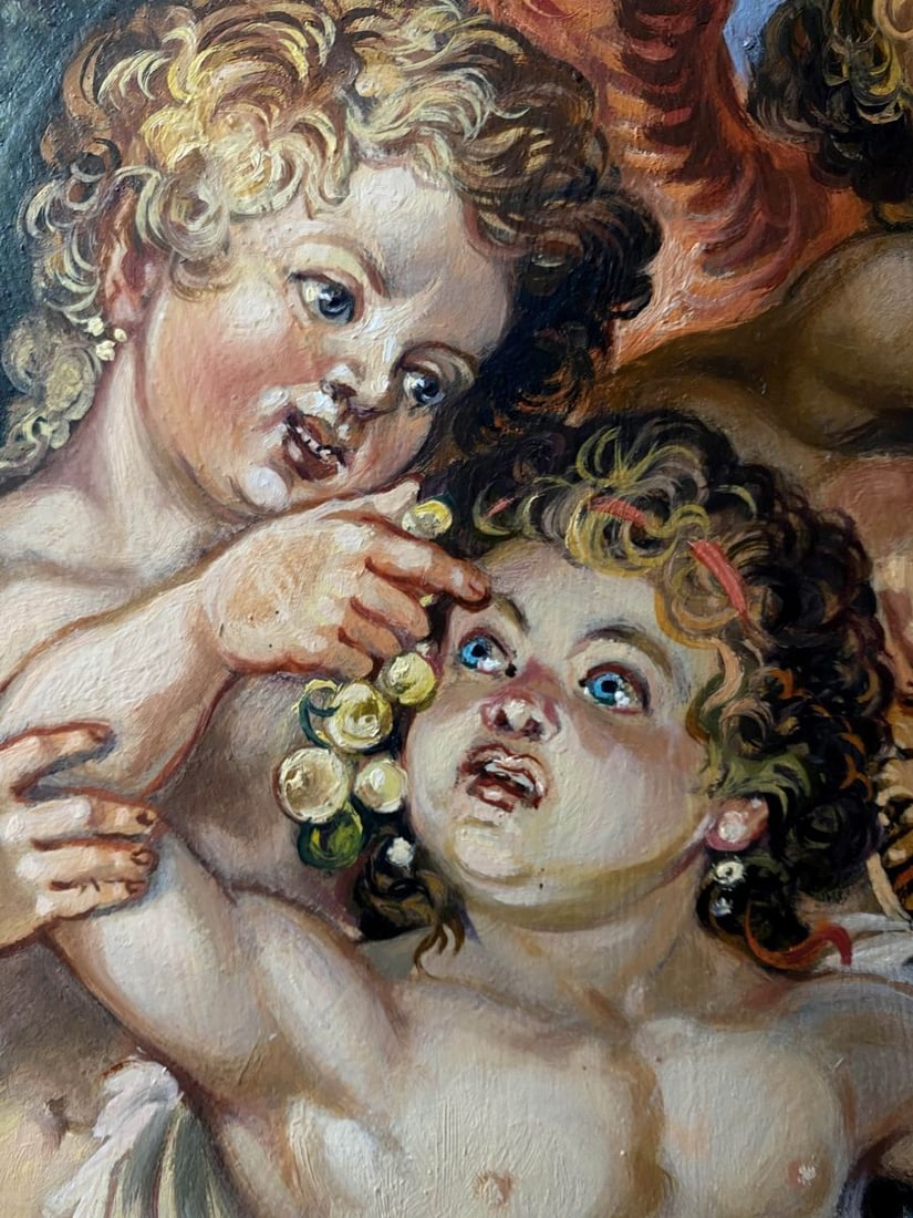 Oil painting Cupids Alexander Arkadievich Litvinov - 12