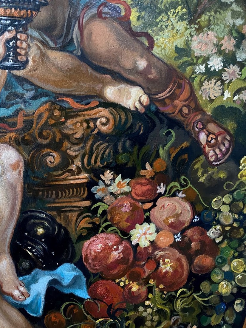 Oil painting Cupids Alexander Arkadievich Litvinov - 5