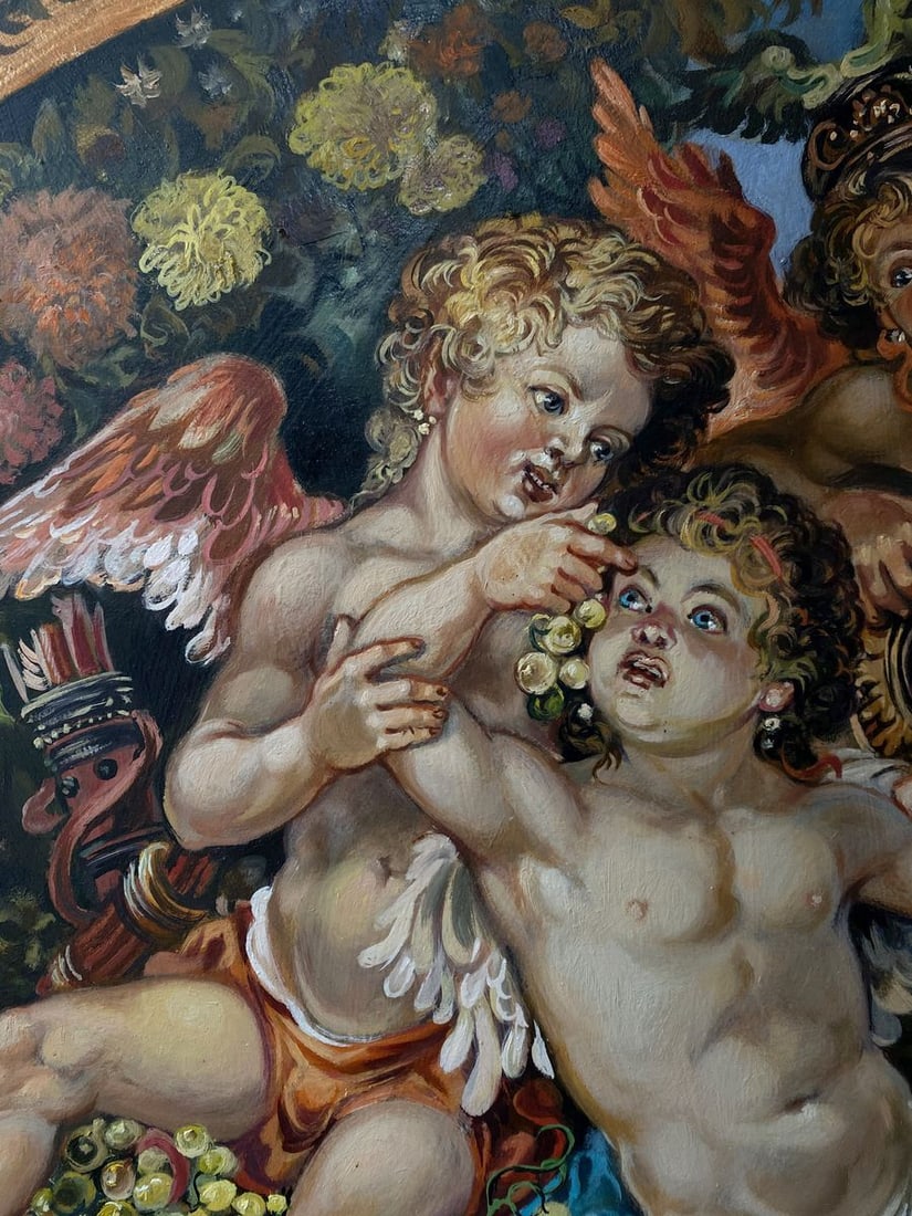 Oil painting Cupids Alexander Arkadievich Litvinov - 7