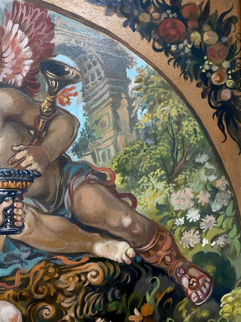 Oil painting Cupids Alexander Arkadievich Litvinov - 9