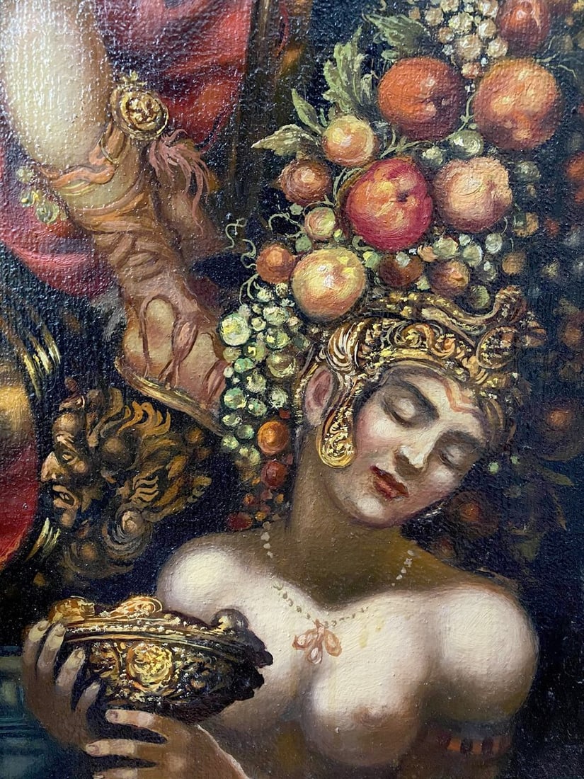 Oil painting Temptation Alexander Arkadievich Litvinov - 2