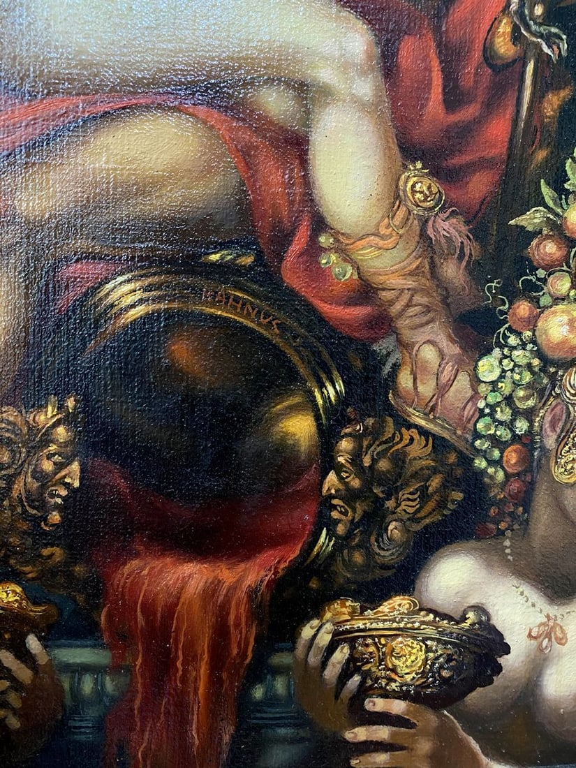 Oil painting Temptation Alexander Arkadievich Litvinov - 3
