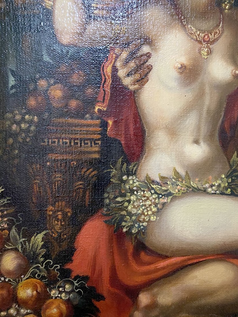 Oil painting Temptation Alexander Arkadievich Litvinov - 5