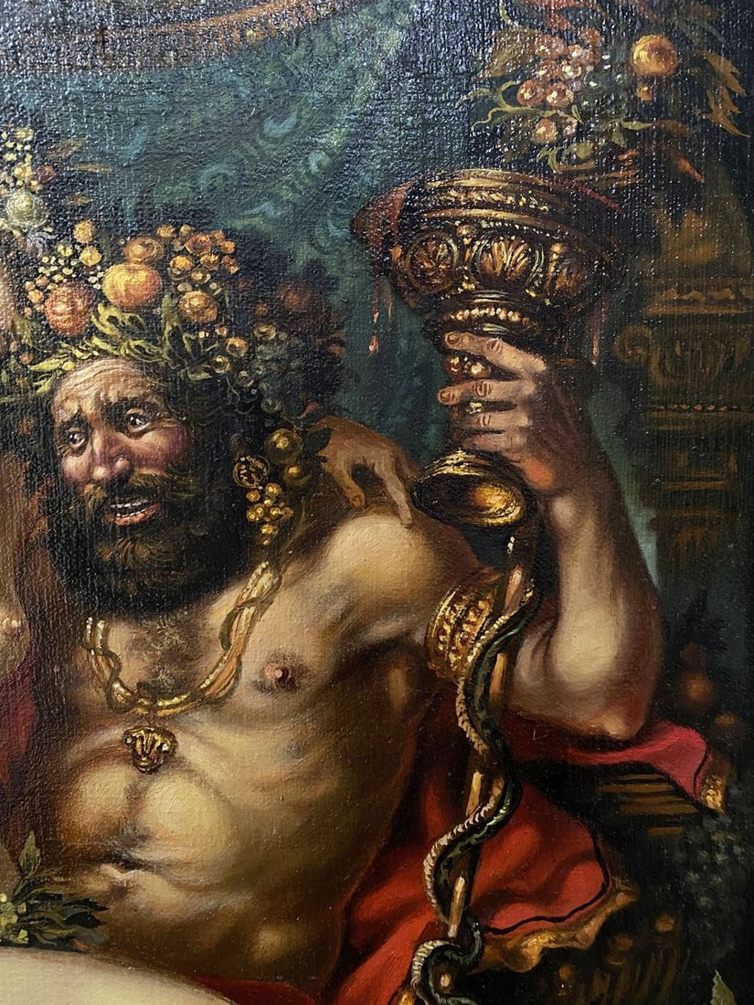 Oil painting Temptation Alexander Arkadievich Litvinov - 7
