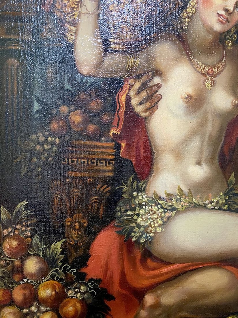 Oil painting Temptation Alexander Arkadievich Litvinov - 9