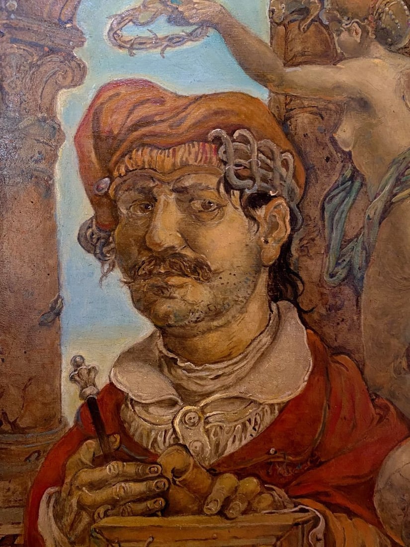 Oil painting Portrait of the artist Litvinov Oleg Arkad'yevich - 4