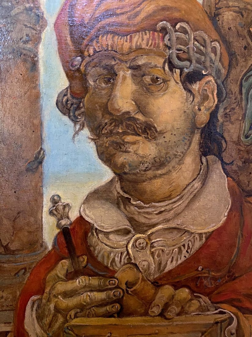 Oil painting Portrait of the artist Litvinov Oleg Arkad'yevich - 7