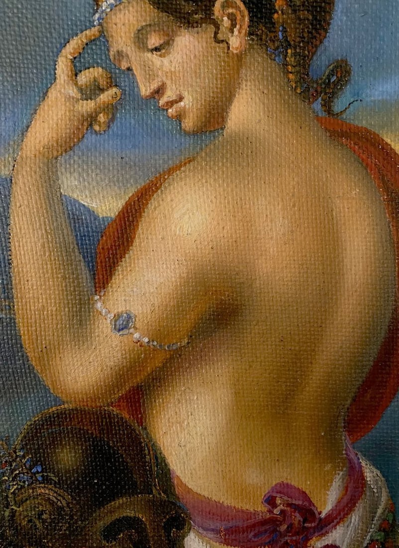 Oil painting Meditation Litvinov Oleg Arkad'yevich - 7