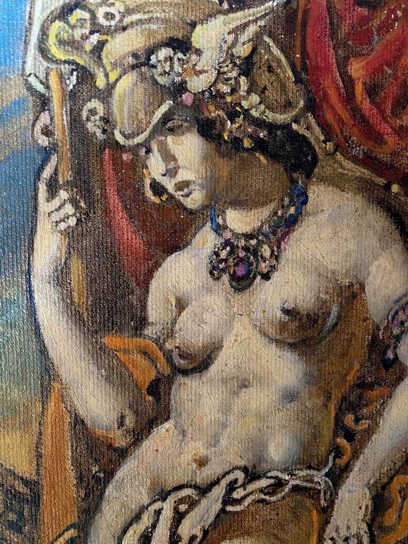 Oil painting Athena Litvinov Oleg Arkad'yevich - 8