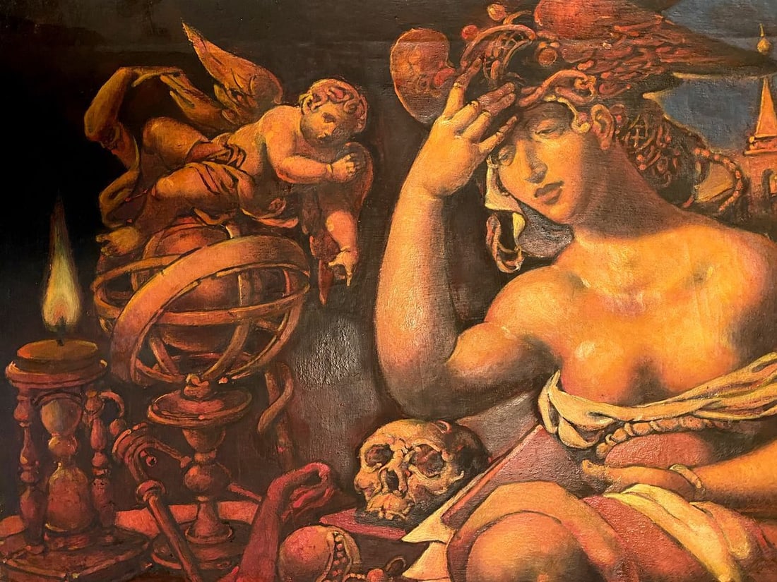 Oil painting Melancholy Litvinov Oleg Arkad'yevich - 3