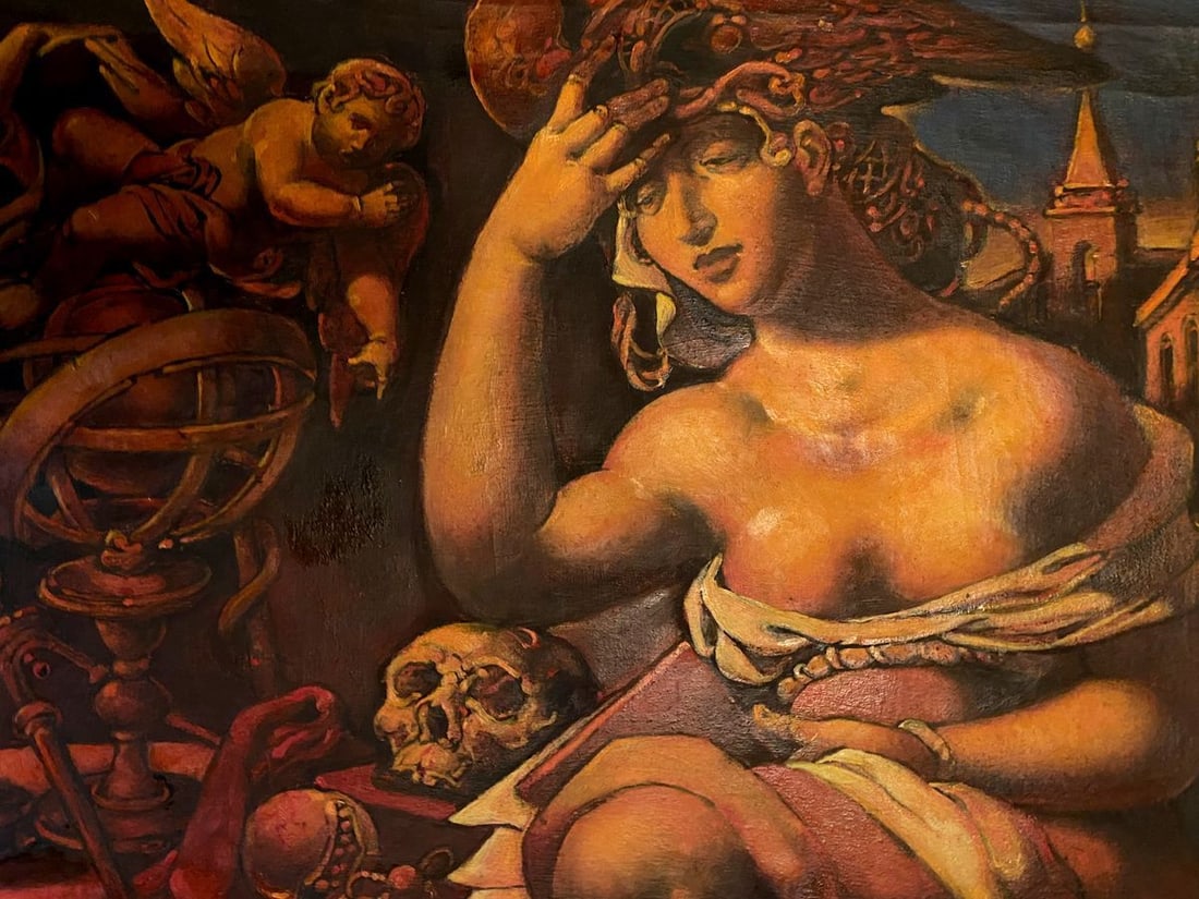 Oil painting Melancholy Litvinov Oleg Arkad'yevich - 5