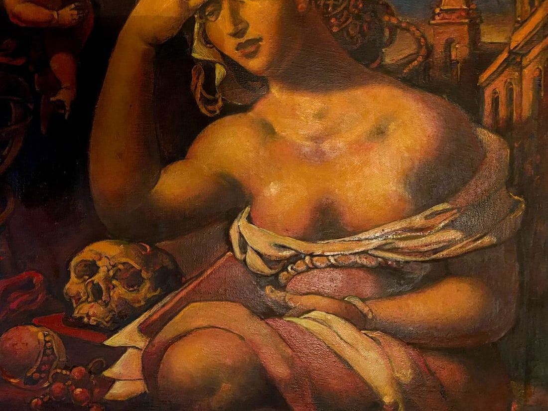 Oil painting Melancholy Litvinov Oleg Arkad'yevich - 6