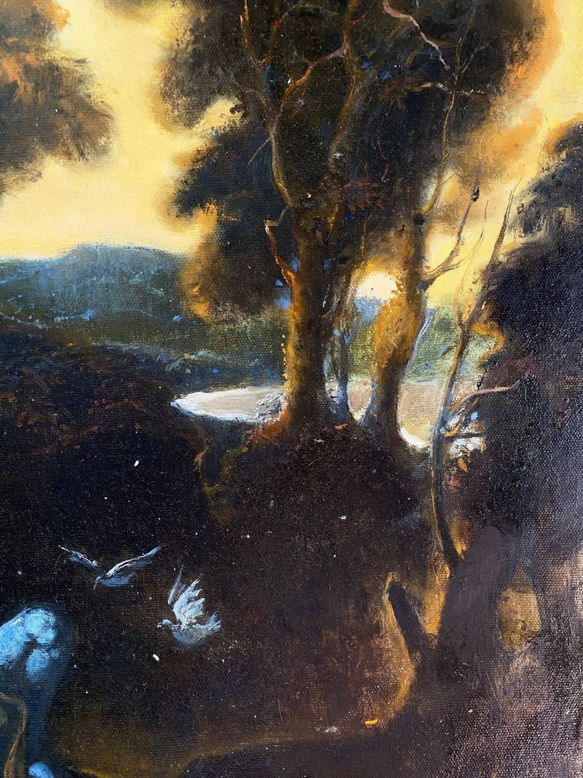 Oil painting Athenian evenings Litvinov Oleg Arkad'yevich - 4