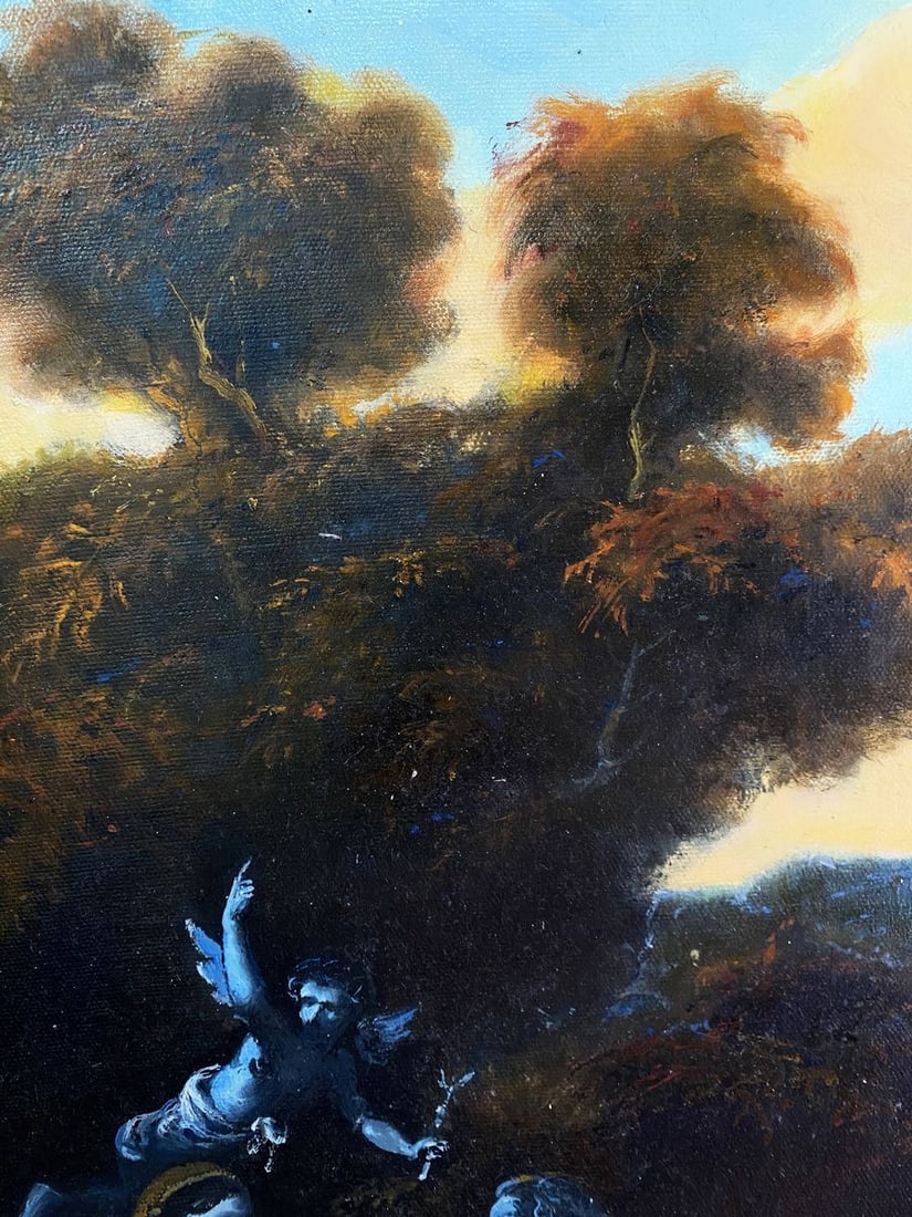Oil painting Athenian evenings Litvinov Oleg Arkad'yevich - 6