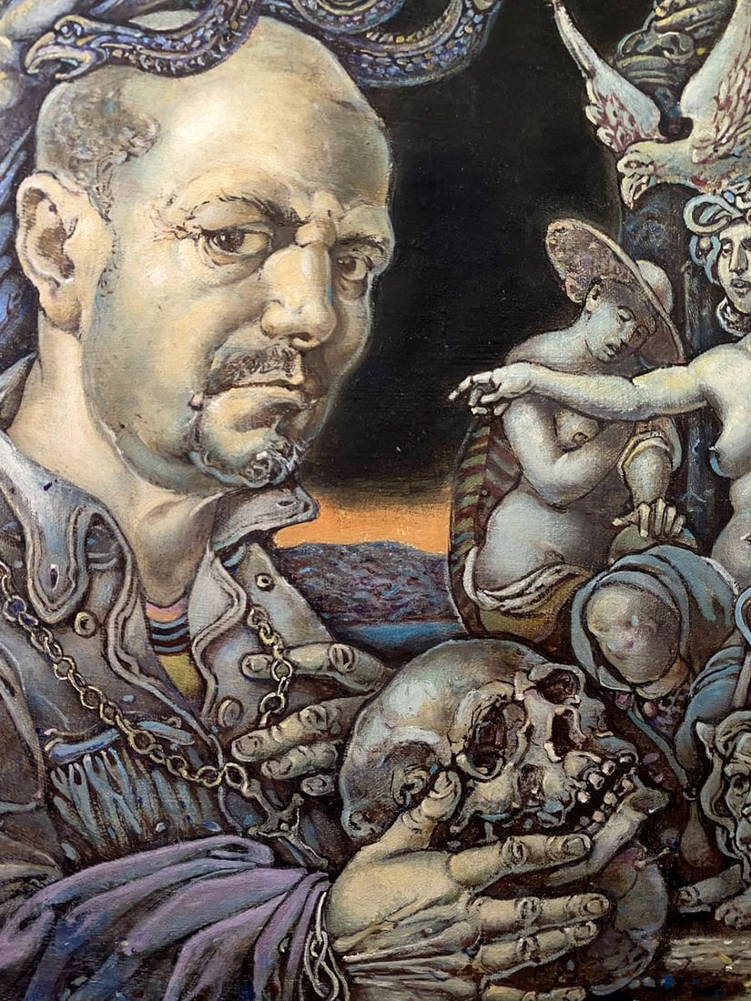 Oil painting Self-portrait Litvinov Oleg Arkad'yevich - 4