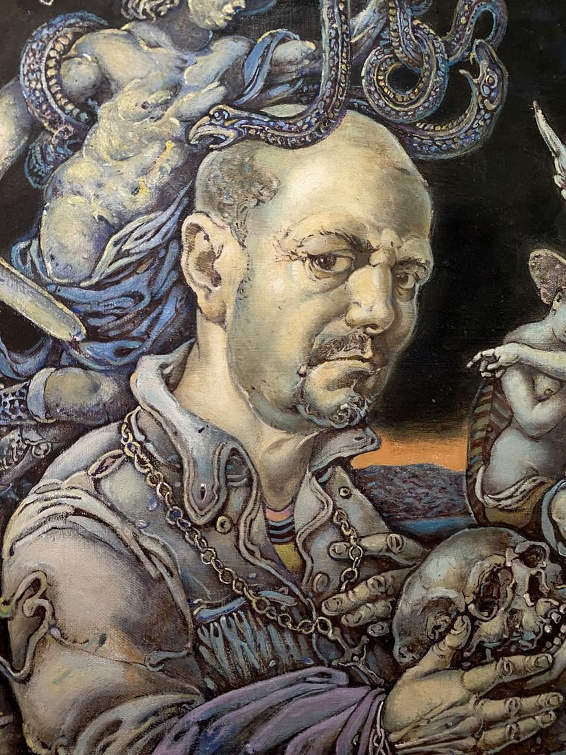 Oil painting Self-portrait Litvinov Oleg Arkad'yevich - 5