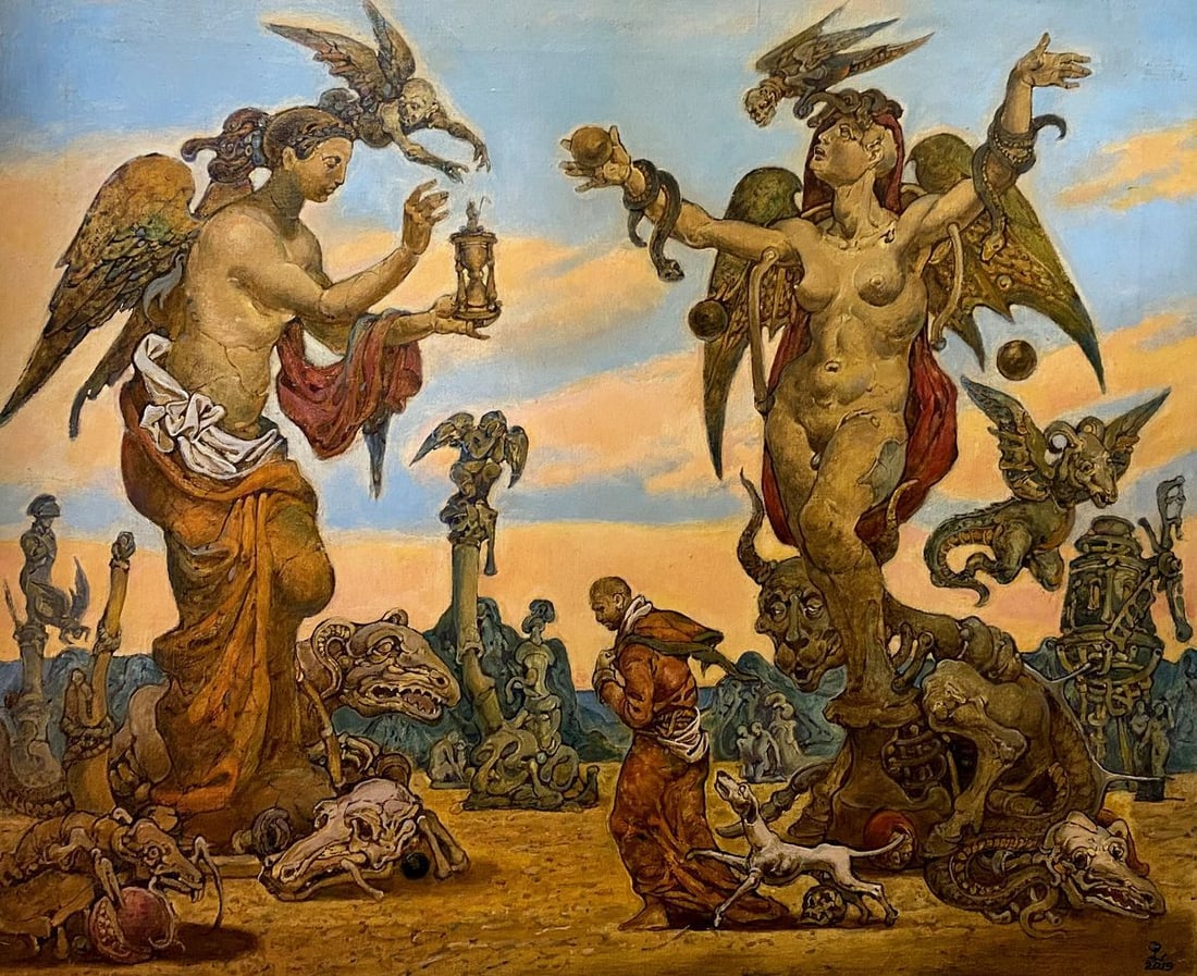 Oil painting In search of Litvinov Oleg Arkad'yevich (1 of 11)
