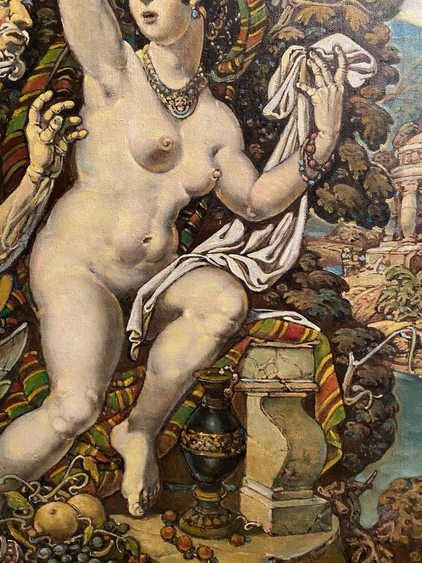 Oil painting Susanna and the Elders Litvinov Oleg Arkad'yevich - 11
