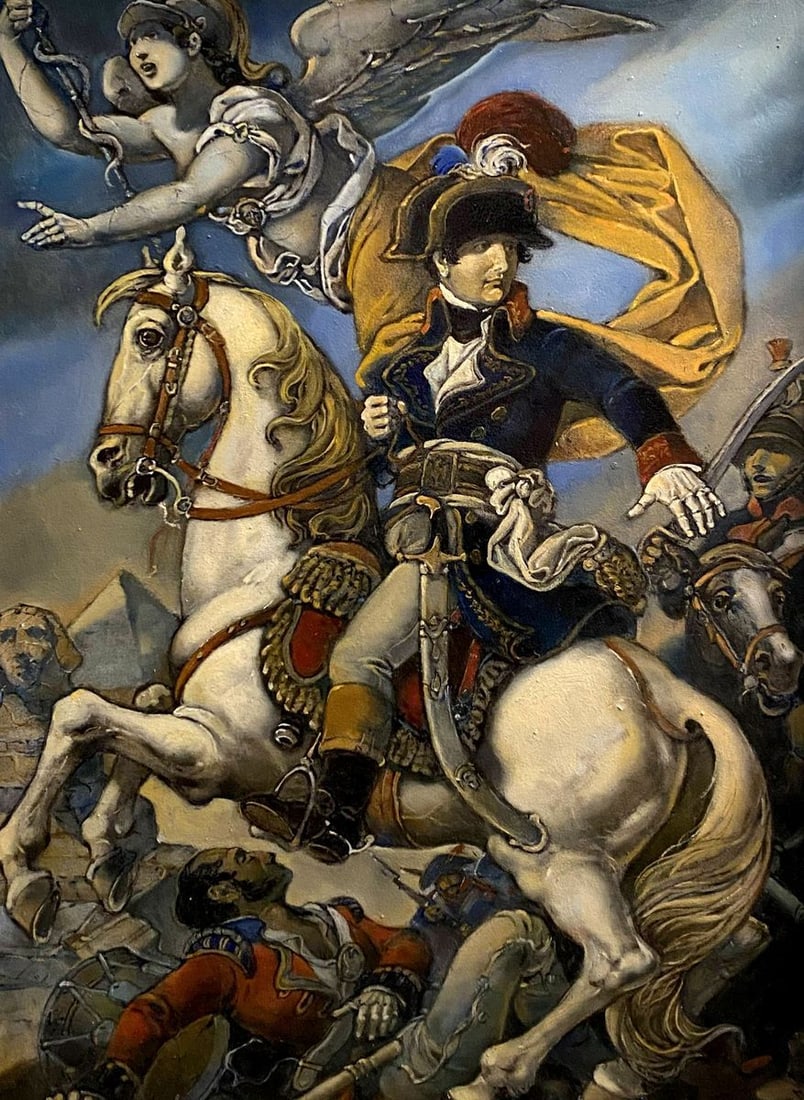 Oil painting Napoleon 1799 Litvinov Oleg Arkad'yevich (1 of 10)