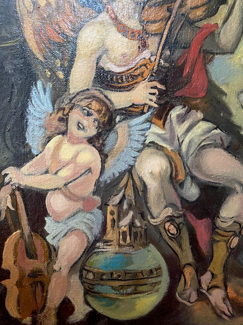 Oil painting Violin playing Litvinov Oleg Arkad'yevich - 3